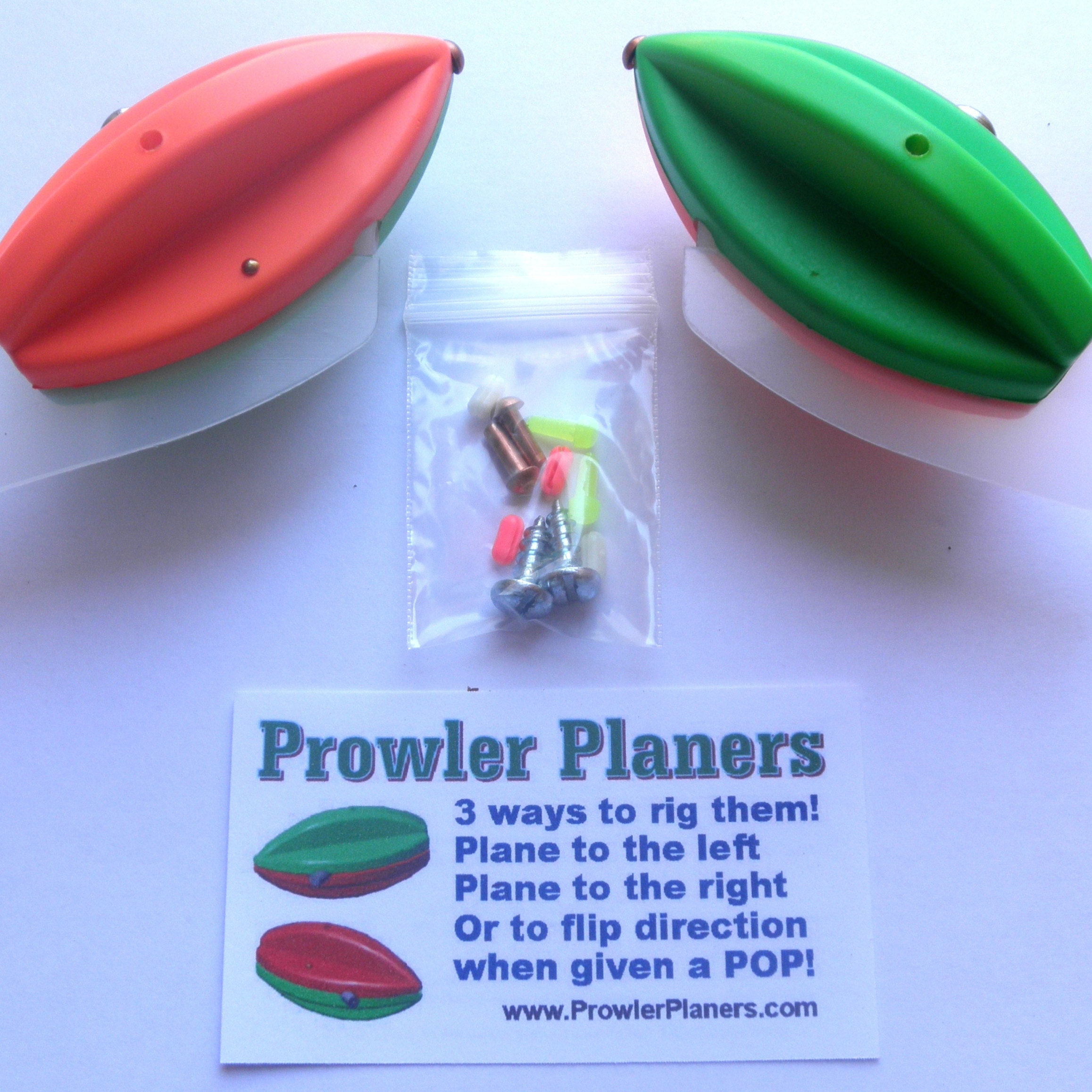 4 Prowler Planer Boards – Steerable, Smaller Than Yellow Bird/Off Shore, By Steer It Fishing