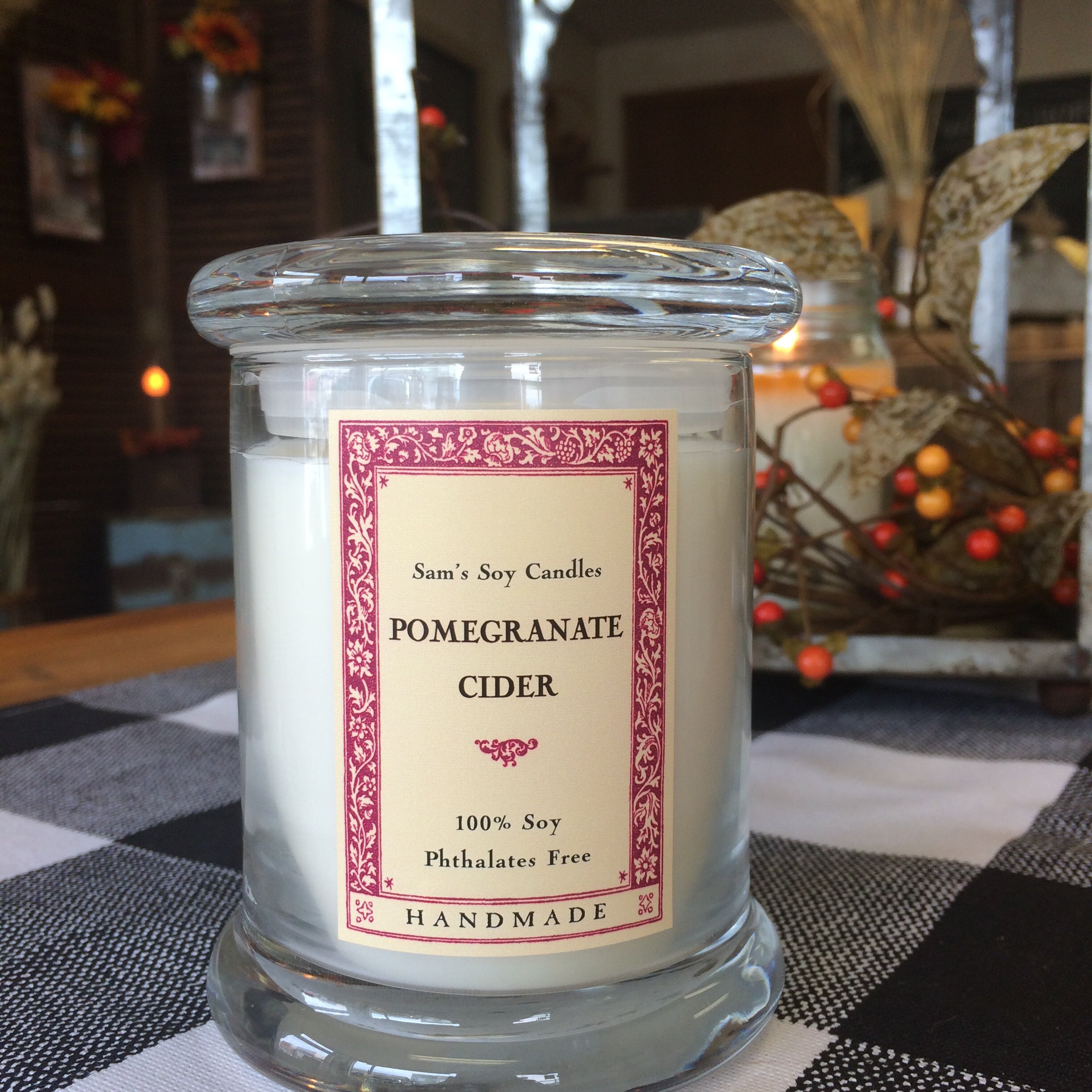 Sam's Soy Candles 100 Soy phthalate free by Samssoycandles