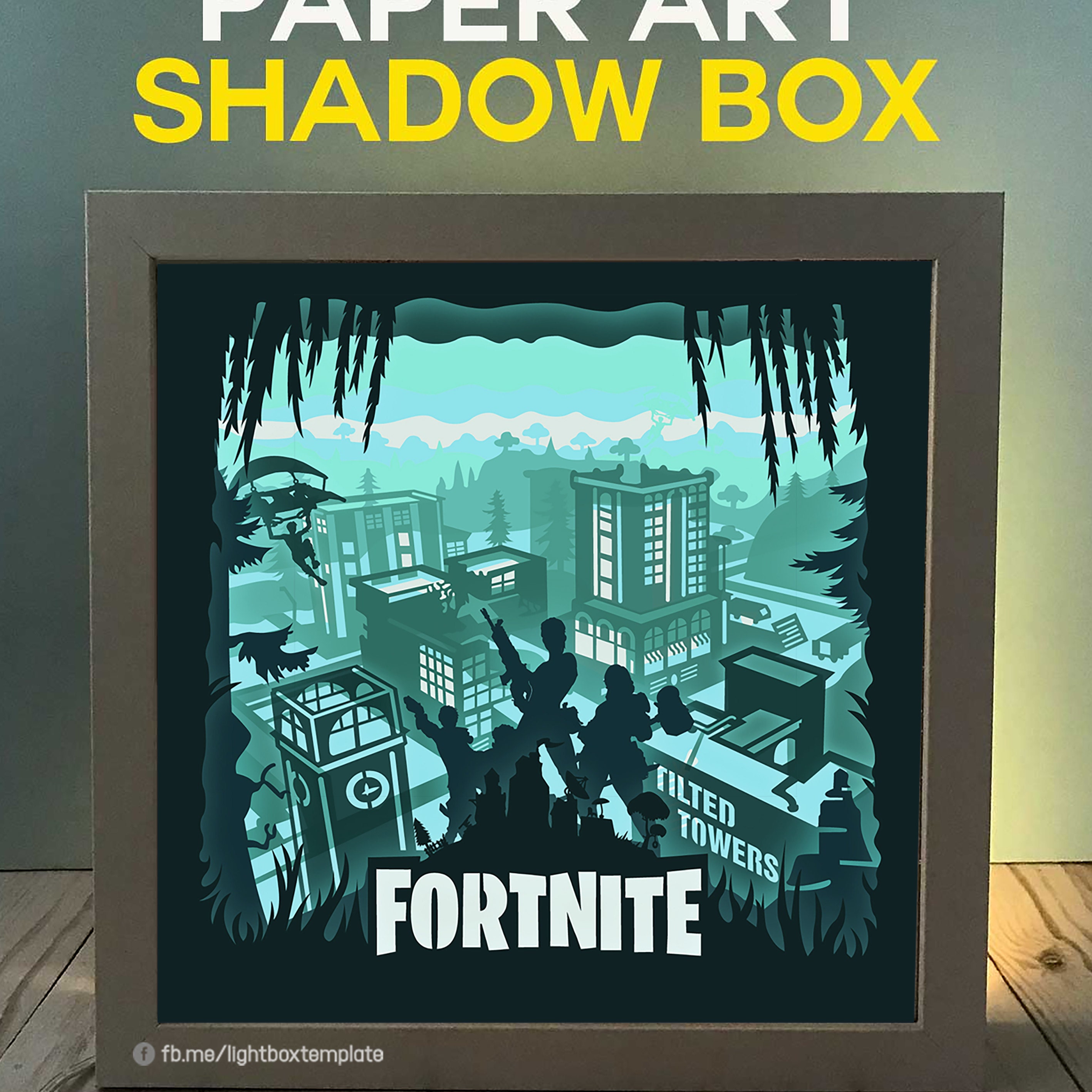 15 Centro De Mesa Fortnite Jogos Festa Personalizado Mdf