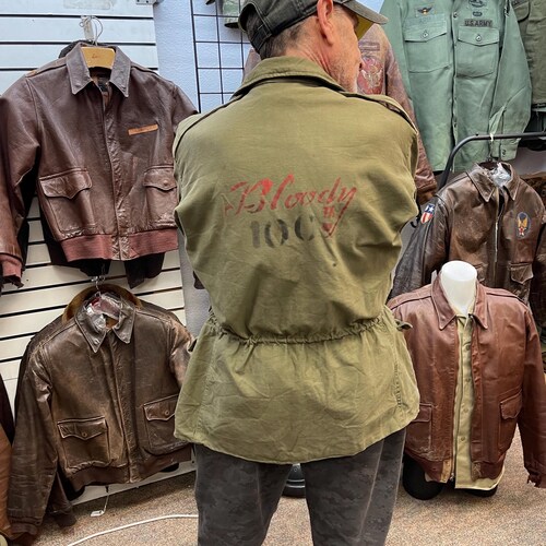 Genuine Vintage WW2 Type A-2 Flight Jacket Leather AAC Army Air 