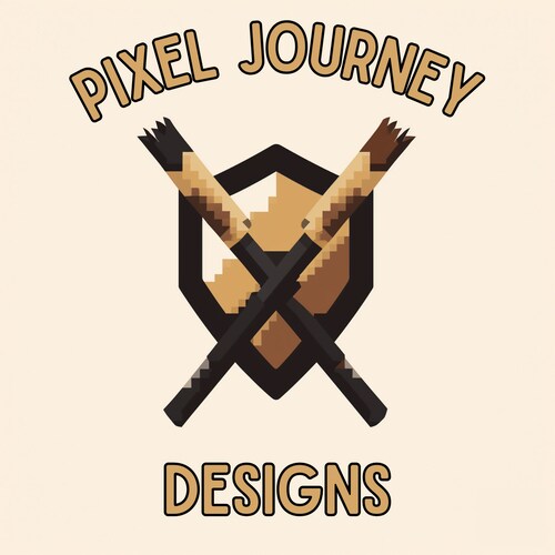 PixelJourneyDesigns store logo