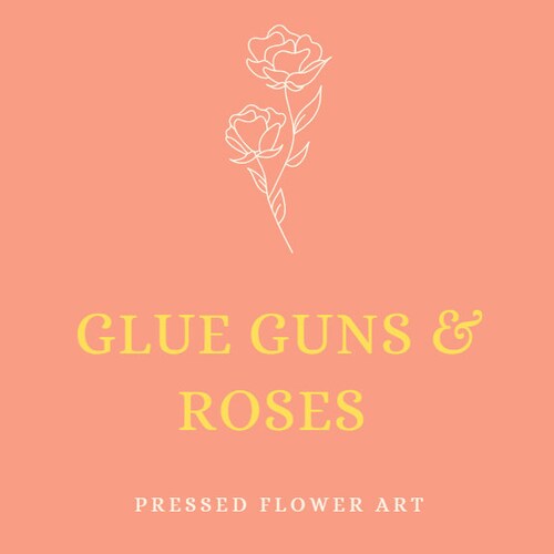 Glue Guns and Roses I Pressed Flower Art I by Gluegunandrosesco