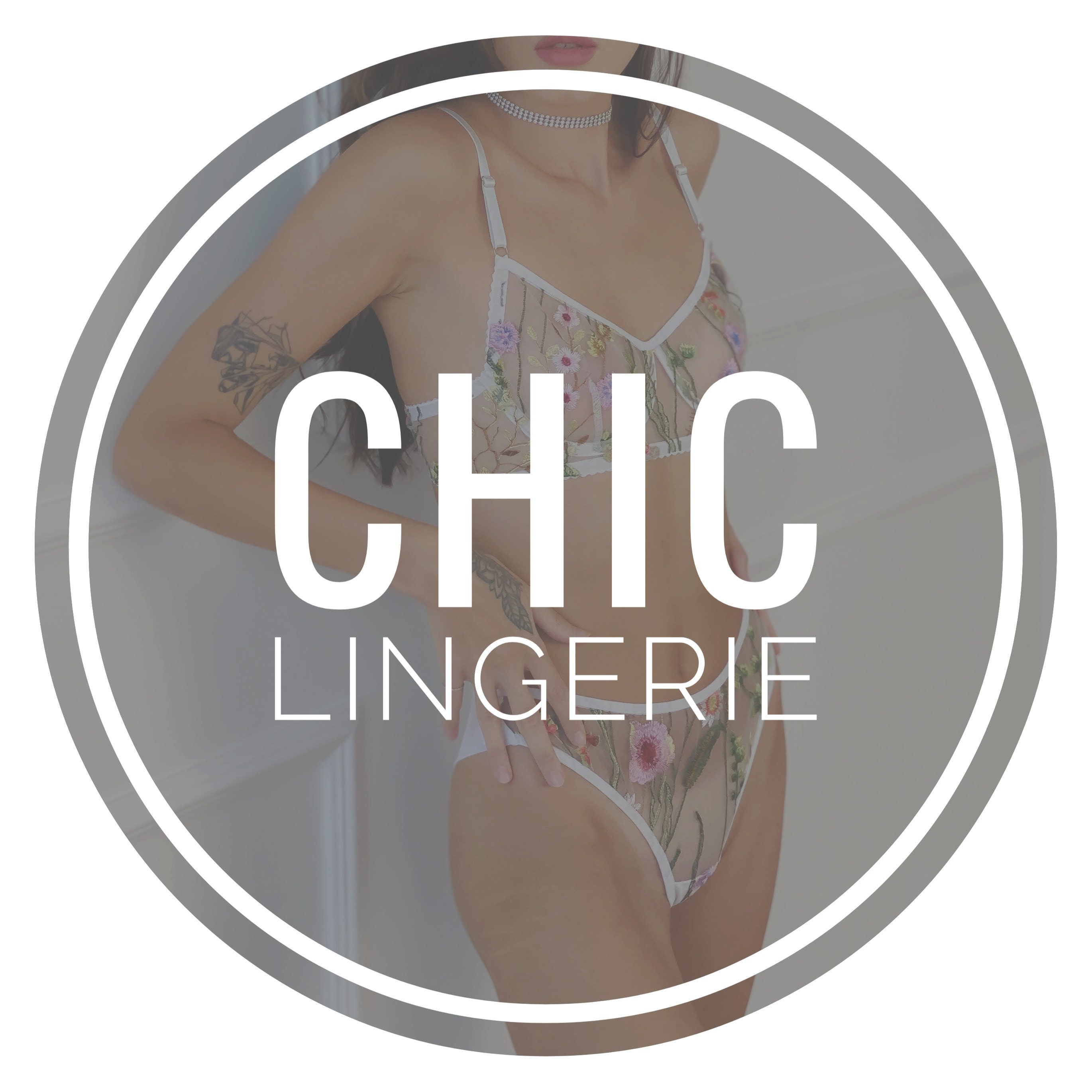 Embroidered Lingerie, Flower Lingerie, Cute Lingerie for Women, Sheer Pure  Lingerie, See Through Lingerie Floral Lingerie, Mesh Lingerie Set 