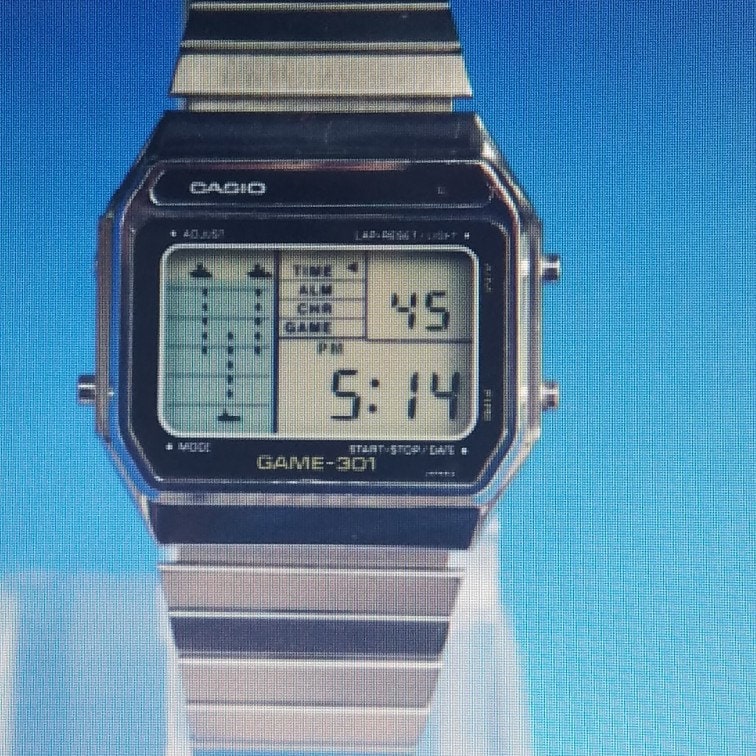 Casio A300U World Time Module.643 Digital Alarm Quartz Vintage Men’s Watch