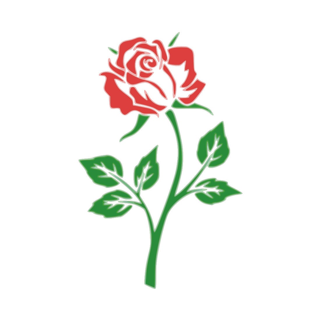Роза Векторная Графика