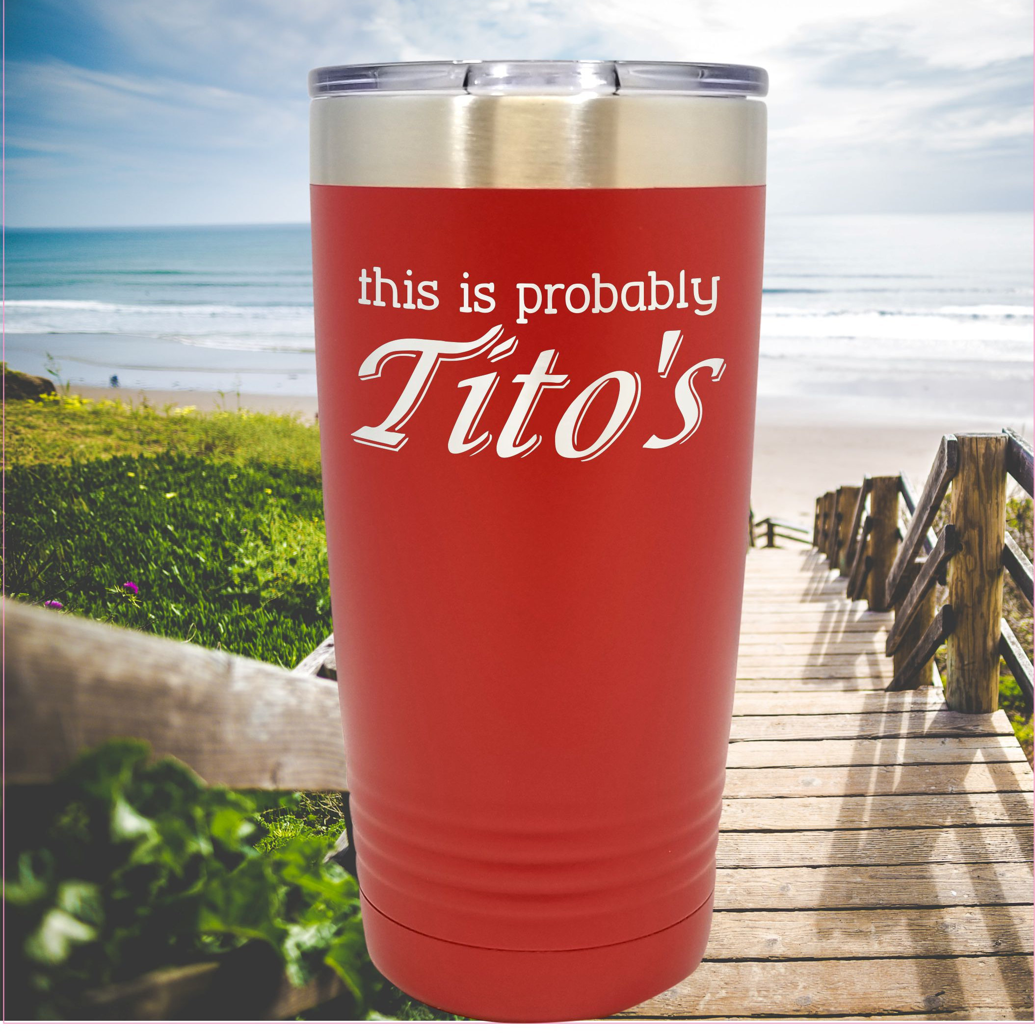 Wine Is The Best Medicine – Engraved Stainless Steel Tumbler