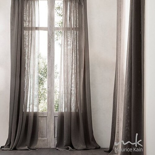 View Sheer Curtain Fabric by on Etsy
