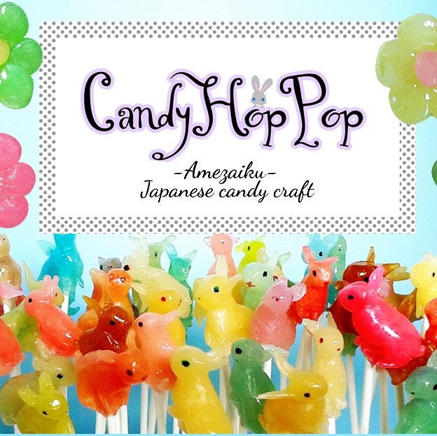 Japanese Hand Crafted Candy Amezaiku By Candyhoppop On Etsy