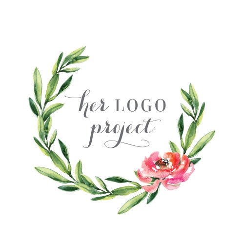 Feminine Modern & Lovely Logos for Small by HerLogoProject on Etsy