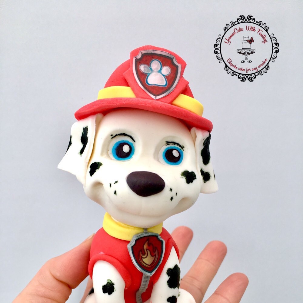 Unofficial Paw Patrol Marshall Cake Topper