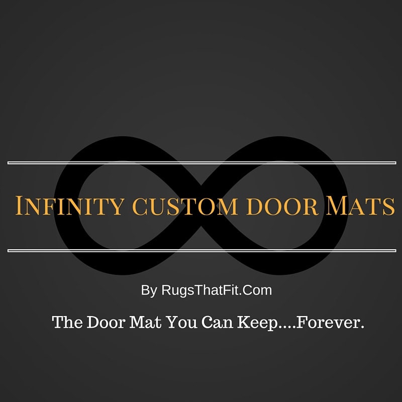 Infinity Custom Mats™ All-Weather Door Mat - STYLE: HELLO COLOR: BLACK 