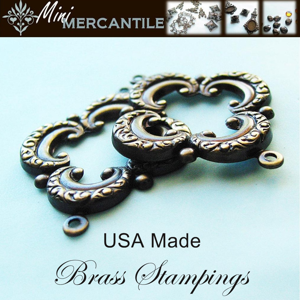 USA Made Brass Settings 12x10mm 