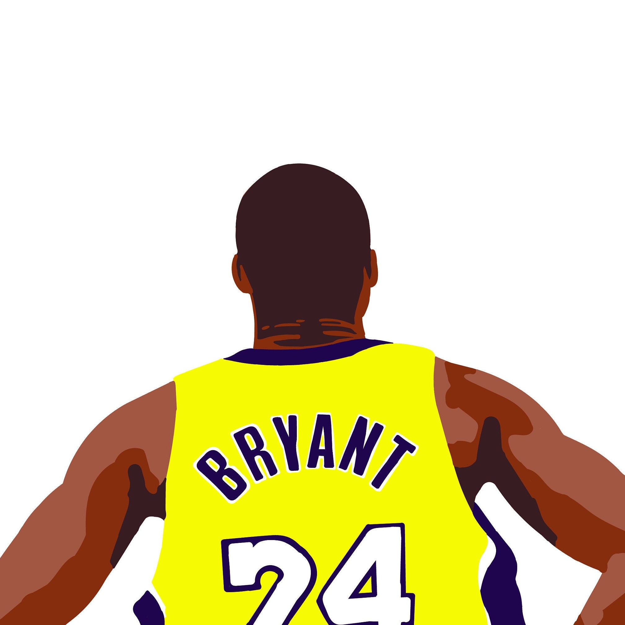 Kobe Bryant DIY Stencil Art 
