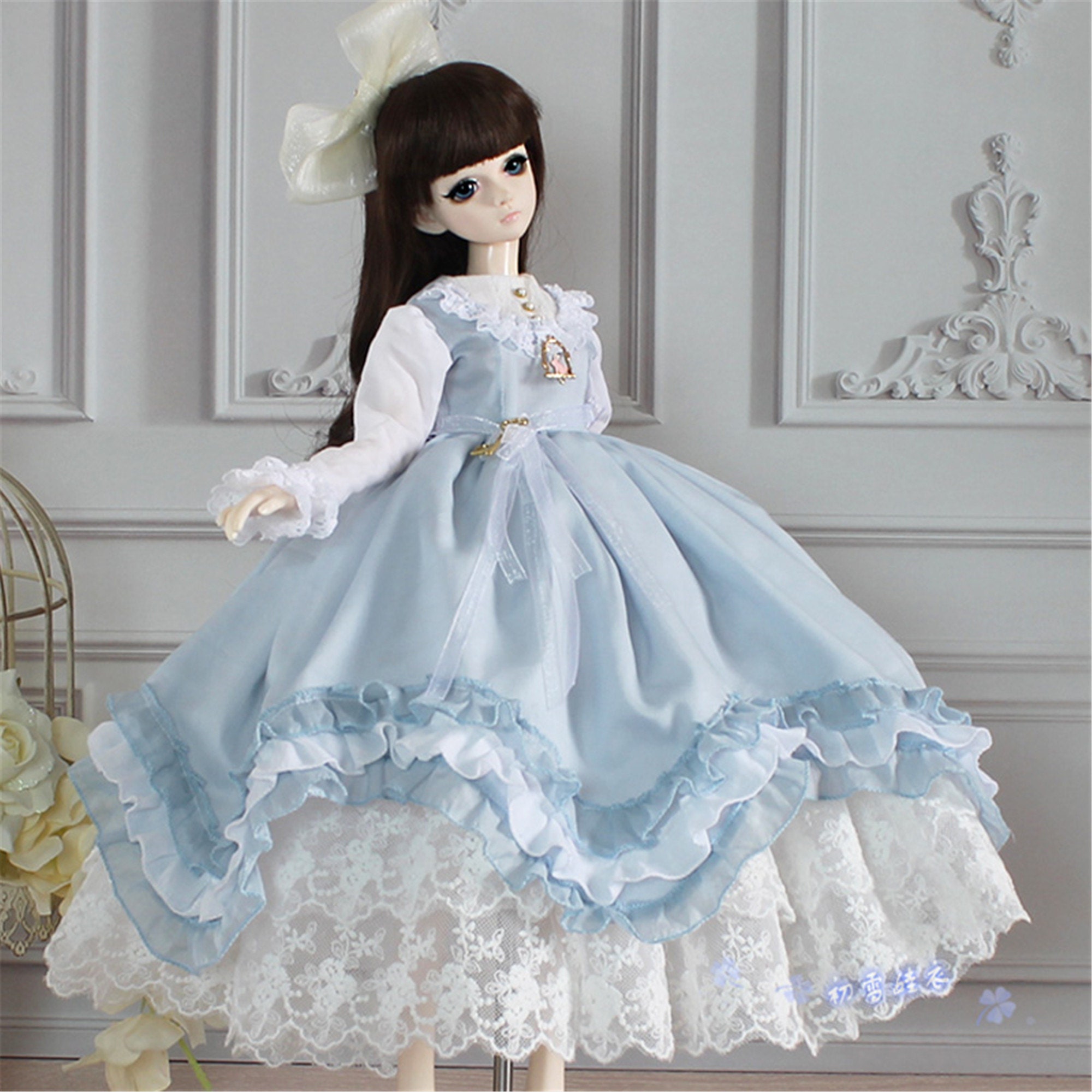 New Lotita Green Dress Suit Outfit For BJD YOSD DZ 1/6 Size Doll Clothes 2pcs New Lotita Green Dress Suit Outfit For BJD YOSD DZ 1/6 Size Doll Clothes 2pcs