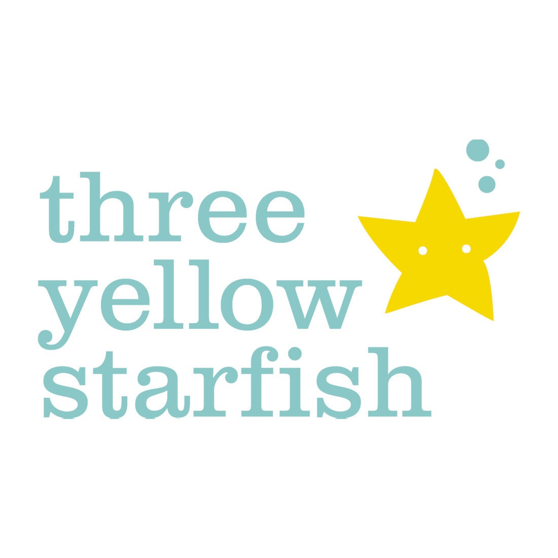 Painted Wooden Mushrooms - Teal - Three Yellow Starfish