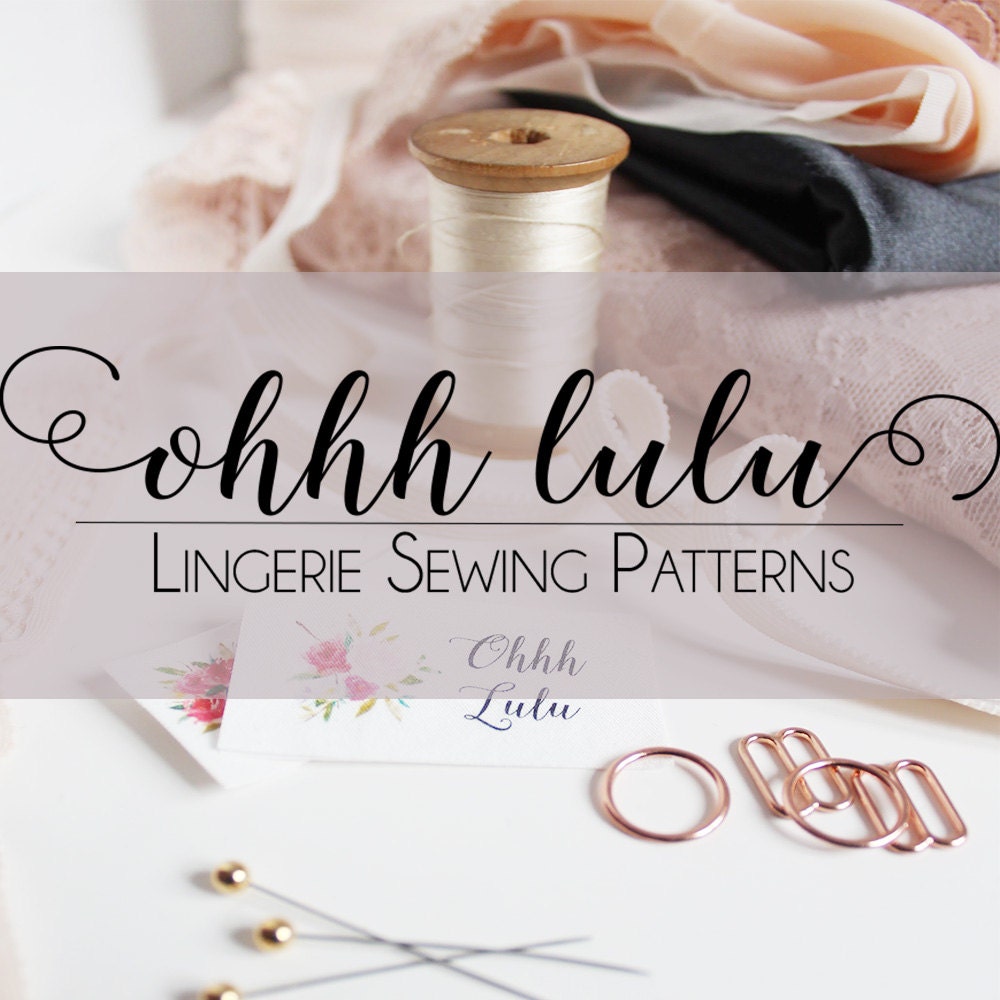 Bralette Sewing Pattern Bundle Ohhh Lulu Jasmine & Lili Bra PDF