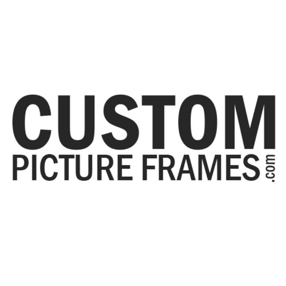CustomPictureFrames.com 8x8 Frame White Real Wood Picture Frame Width 1.5  inches