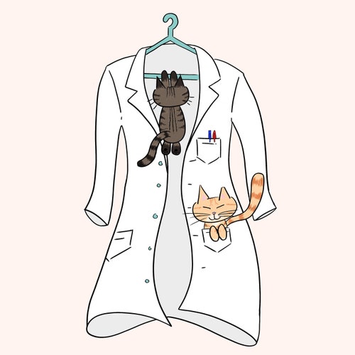 Cat in a lab coat 2025