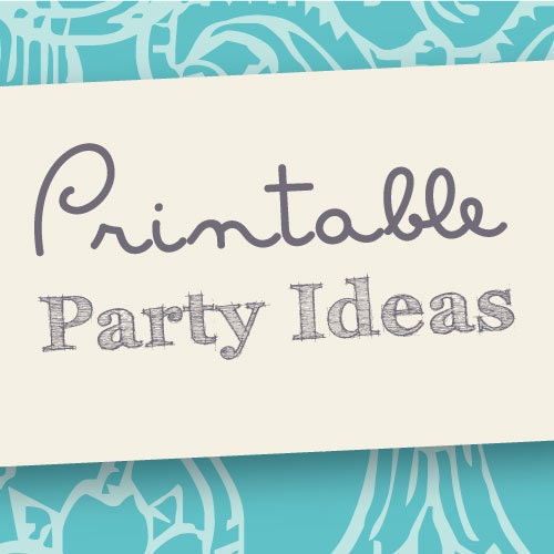 PrintablePartyIdeas - Etsy