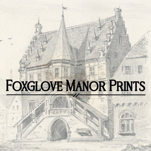 FoxgloveManorPrints - Etsy