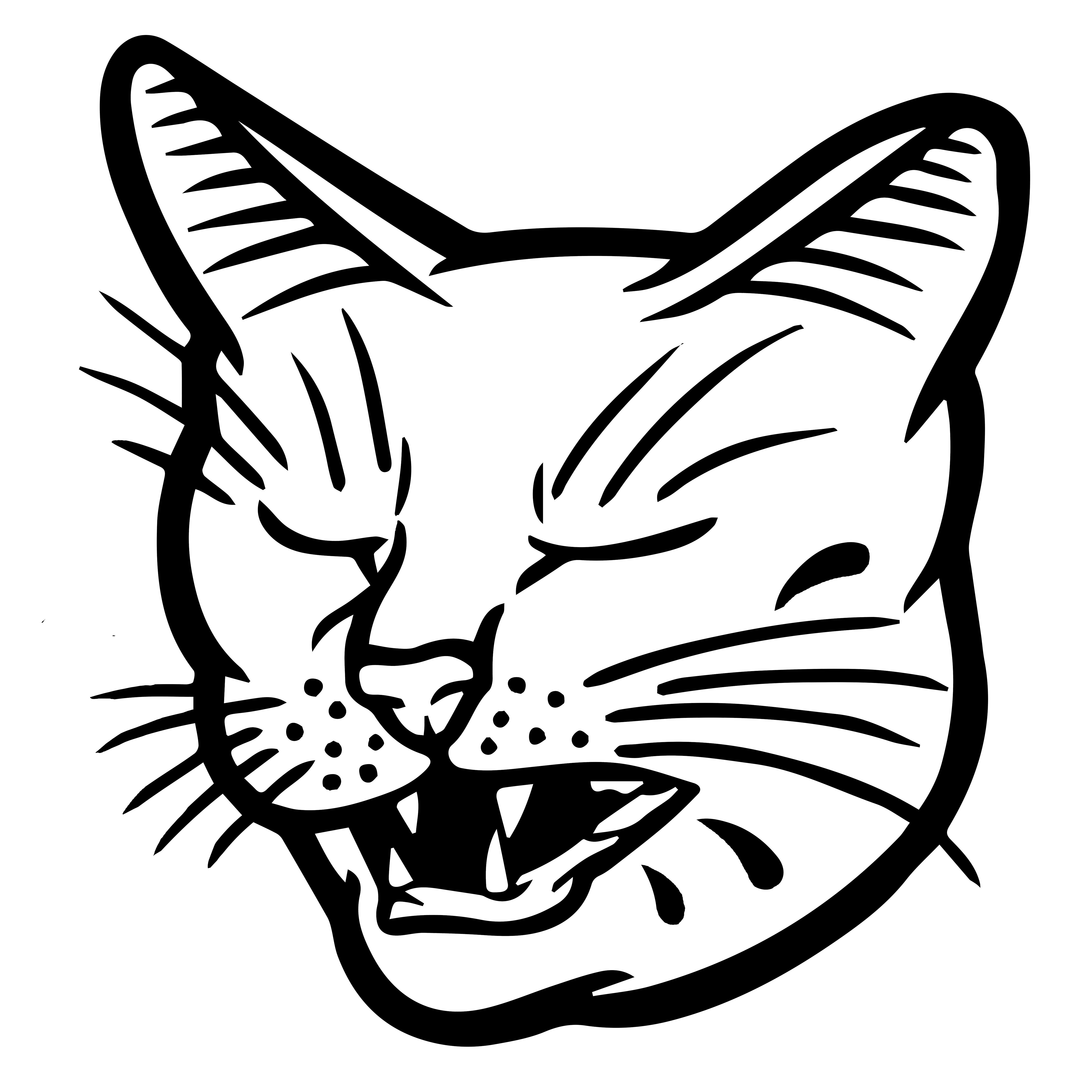 Эскизы котов