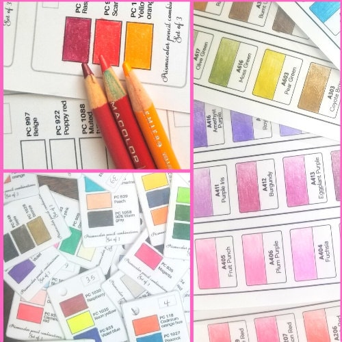 Arteza 144 Everblend Art Markers Color Swatch Chart 