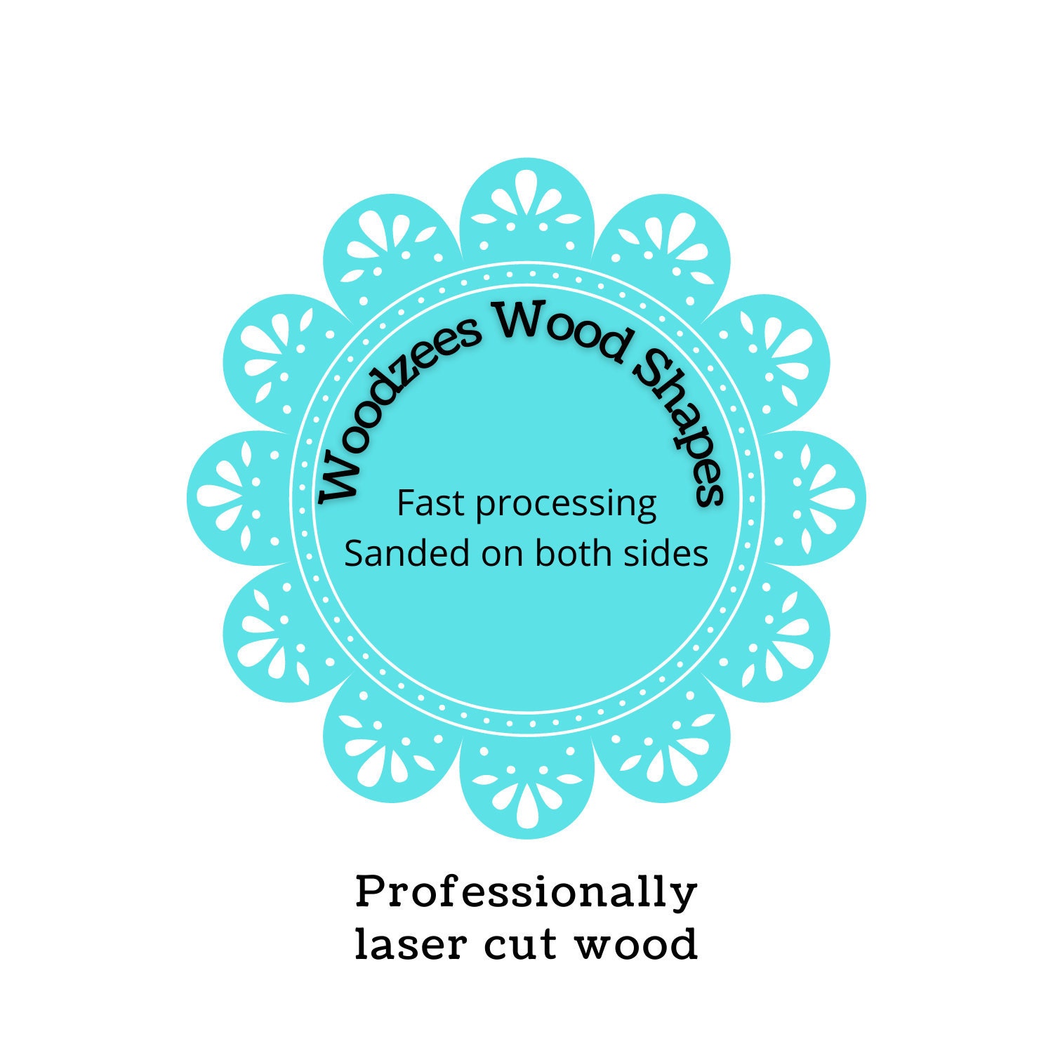 Teardrop 2--Laser wood cut-out, unfinished, wood shape, craft supplies,  wood blanks, Unfinished Laser Cut Shape