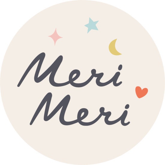 Meri Meri Glitter Heart Stickers