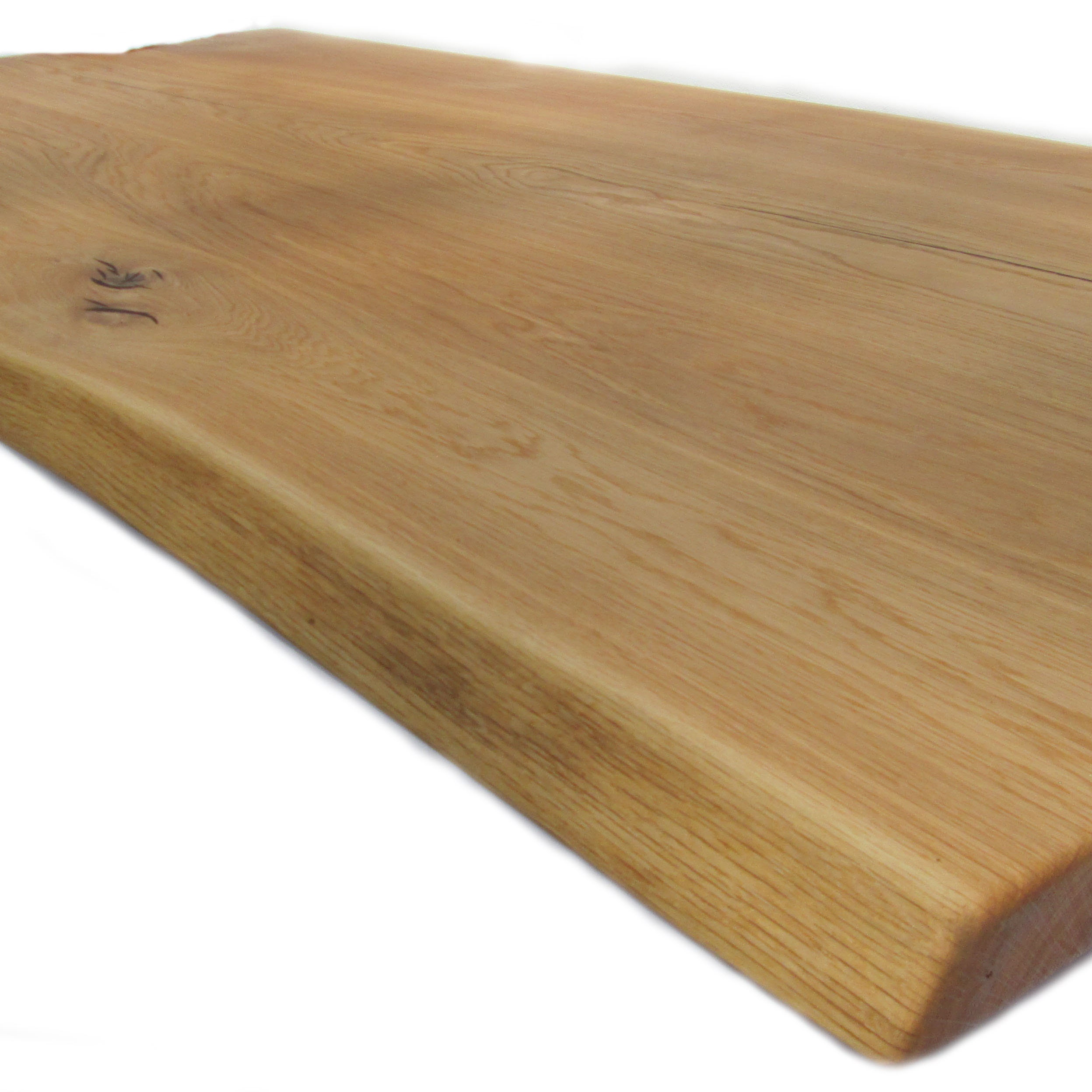 Rodaja de árbol de 22 mm, roble salvaje, tabla de madera, tablón