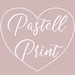 Pastell Print