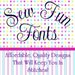 Sew Fun Fonts