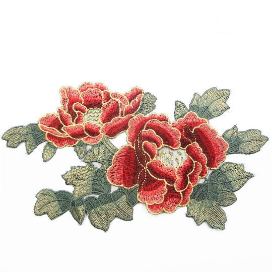 3D Holding Flowers Embroidery Kit for Beginner, Modern Floral