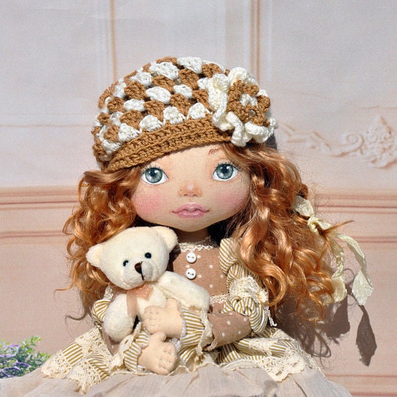 Petite poupée de chiffon Candice - Enfantillage