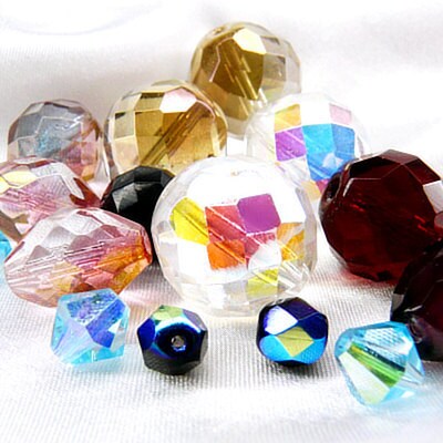 25pcs Czech Pressed Glass Beads Round 6mm Jet Full Celsian Etched