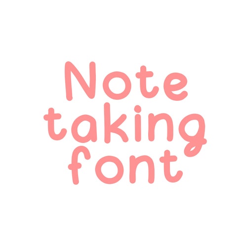 Notetakingfont store logo