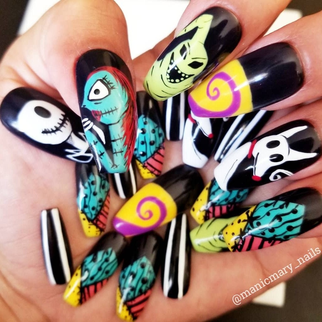 Nightmare Before Christmas Coffin Nails - Etsy