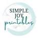 SimpleJoyPrintables