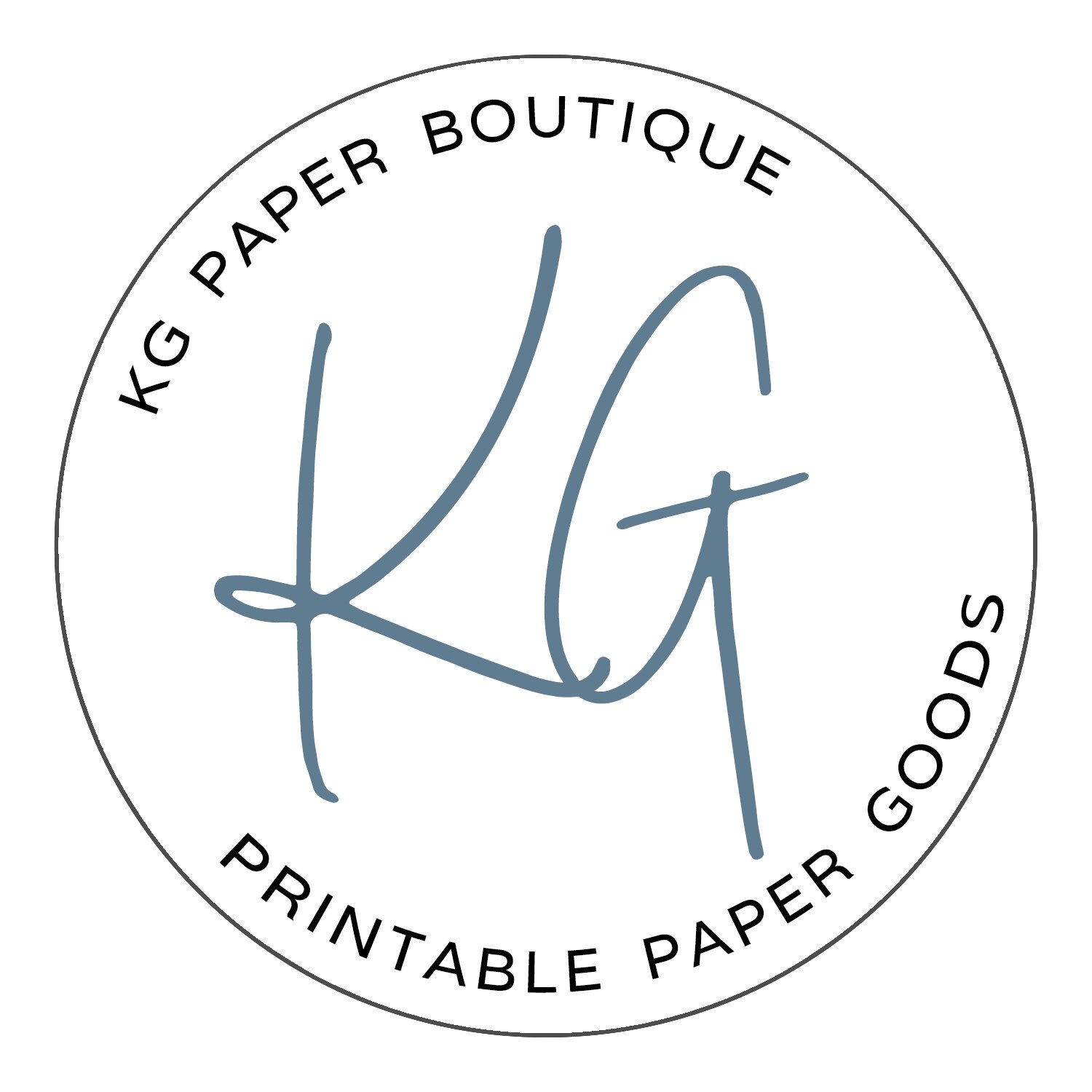 Highquality printable paper goods for events by KGPaperBoutique