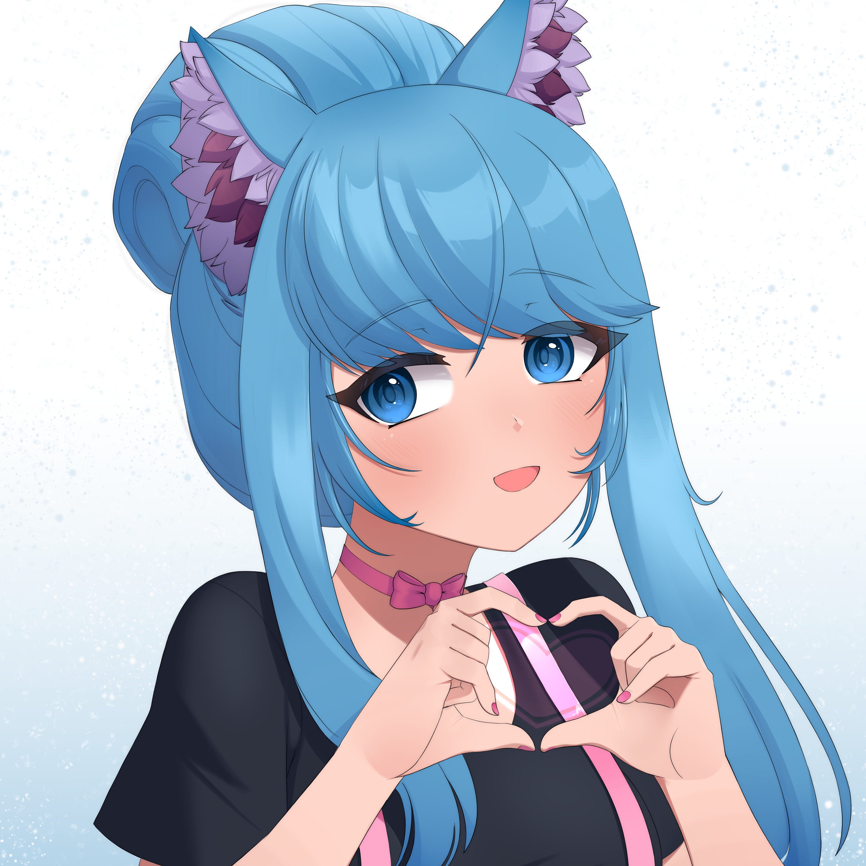 Anime Cat Girl Sticker - Anime Cat Girl - Discover & Share GIFs