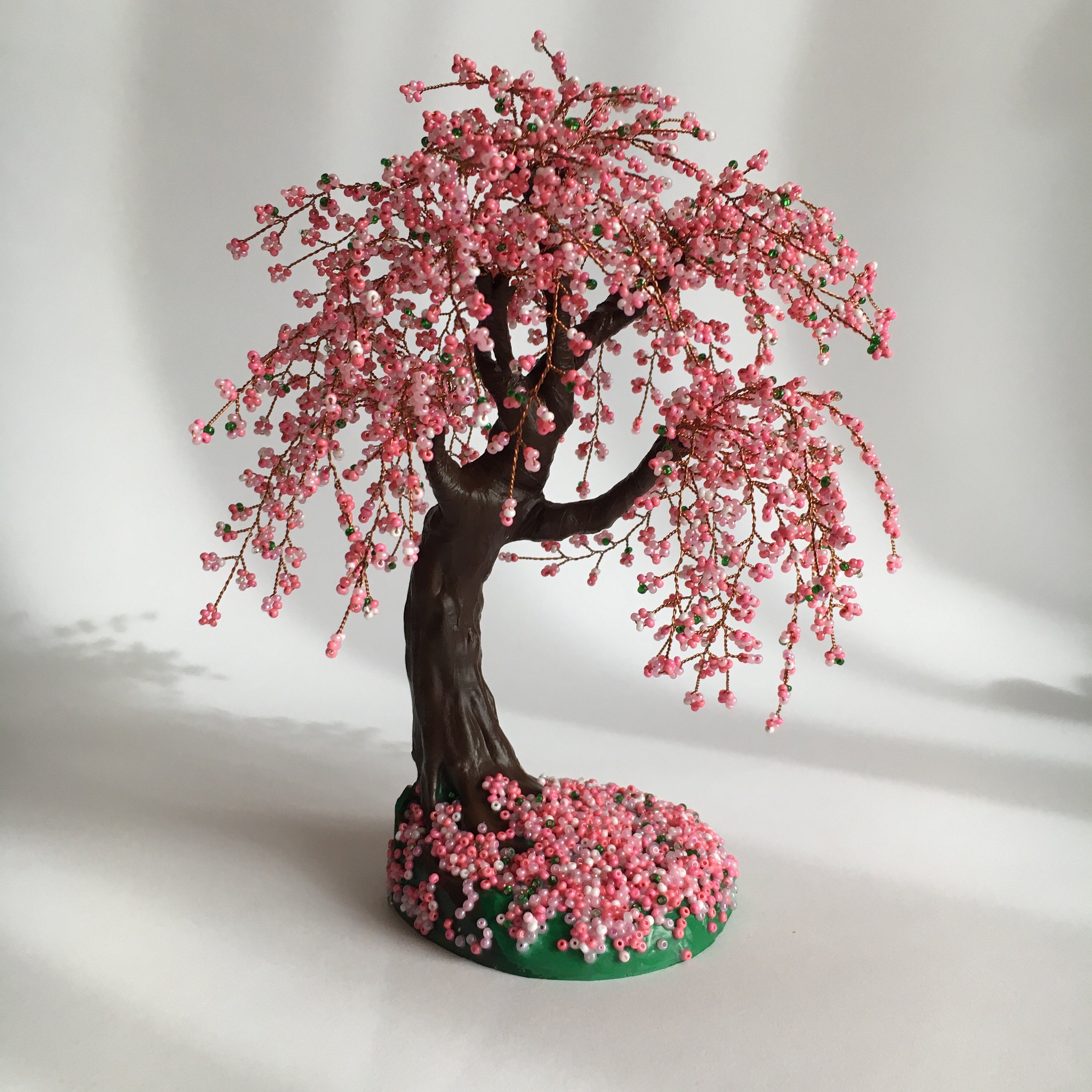 Cherry Blossom Bonsai Trees Sakura Beaded Bonsai Tree Wire Etsy Cherry Blossom Bonsai Trees Sakura Beaded Bonsai Tree Wire Etsy