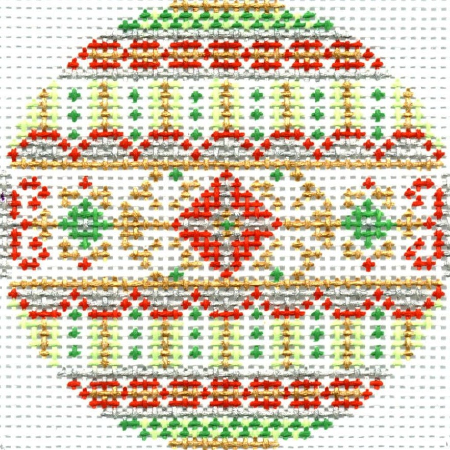 8111P Personalized Lattice Scissors Case needlepoint canvas