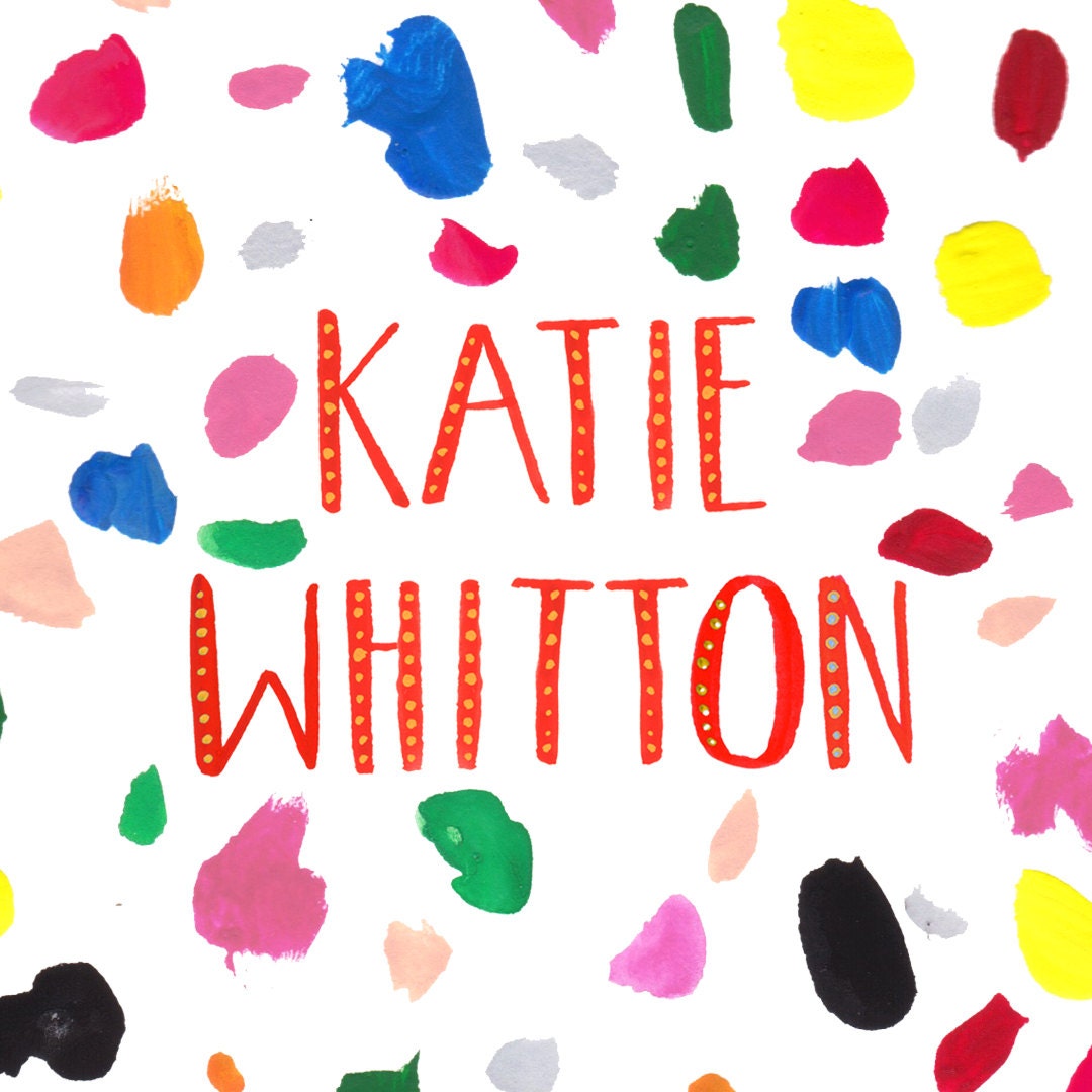 Floral Wrapping Paper By Katie Whitton Design