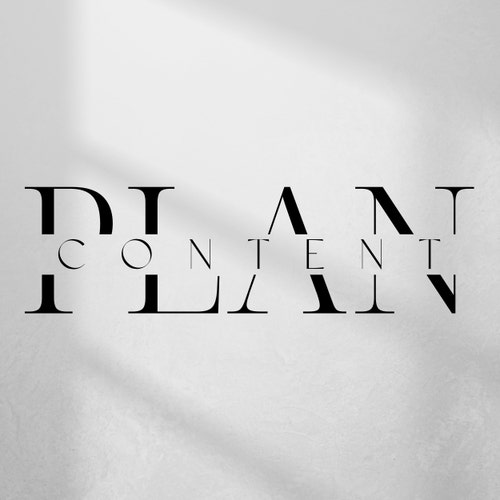PLANcontent store logo