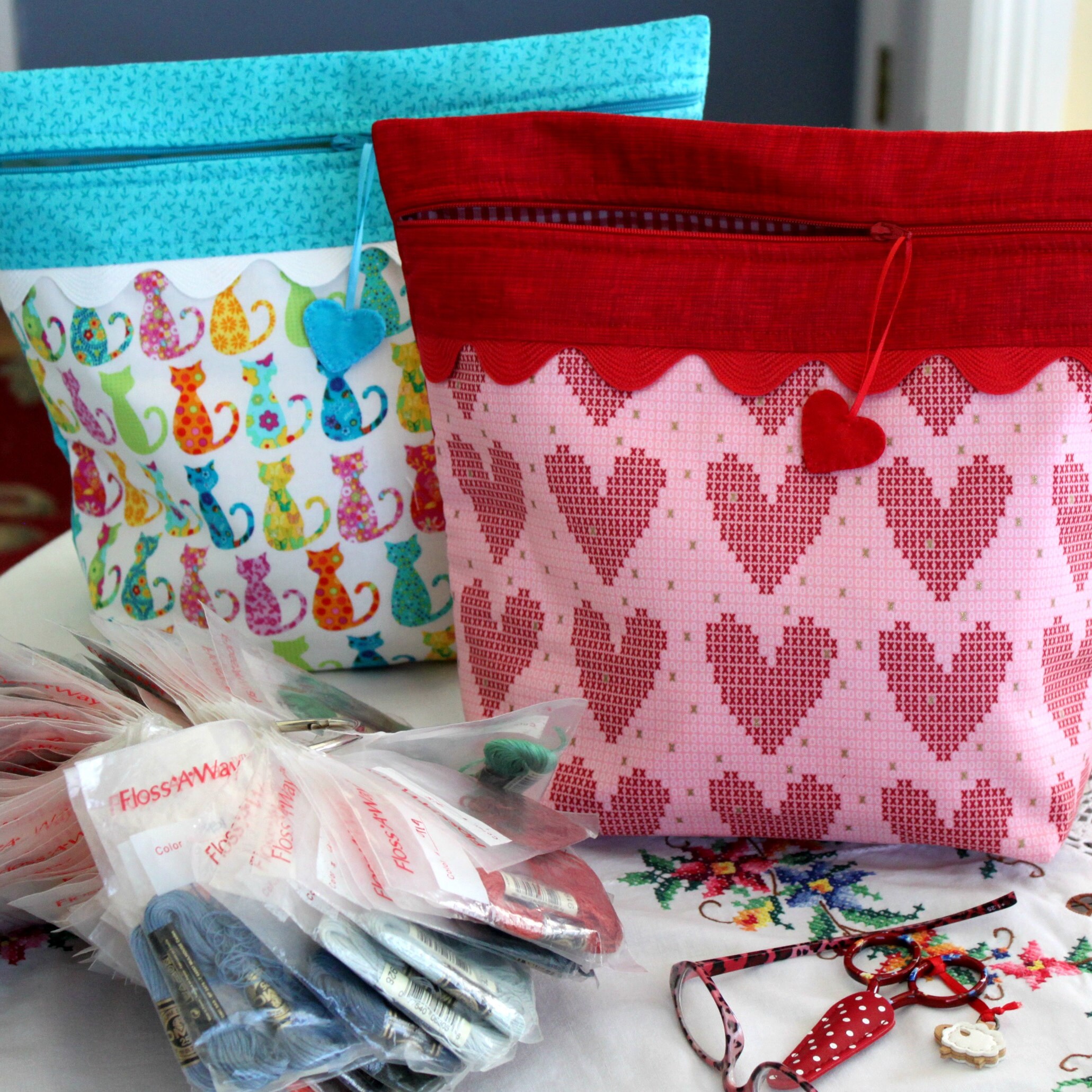 Fall Cross Stitch Project Bag – Sheri Sew Sweet