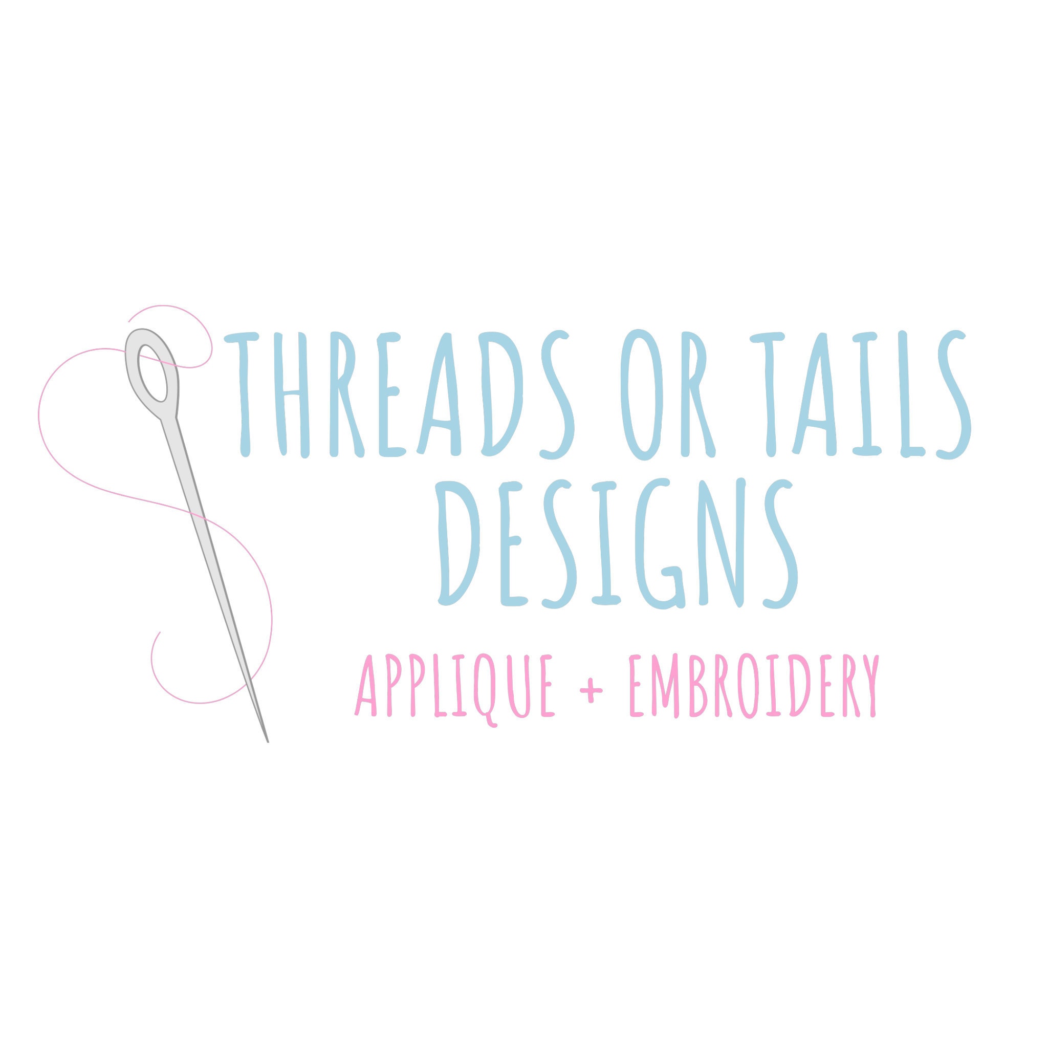 Embroidery & Applique Designs by ThreadsOrTailsDesign on Etsy