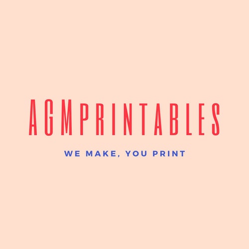 AGMPrintables store logo