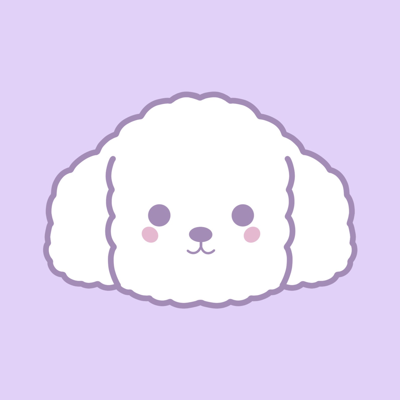 A Cute  Purple Background Wallpaper Download  MobCup