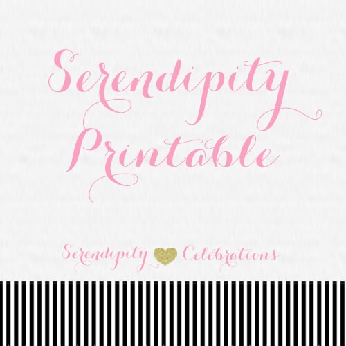 SerendipityPrintable - Etsy
