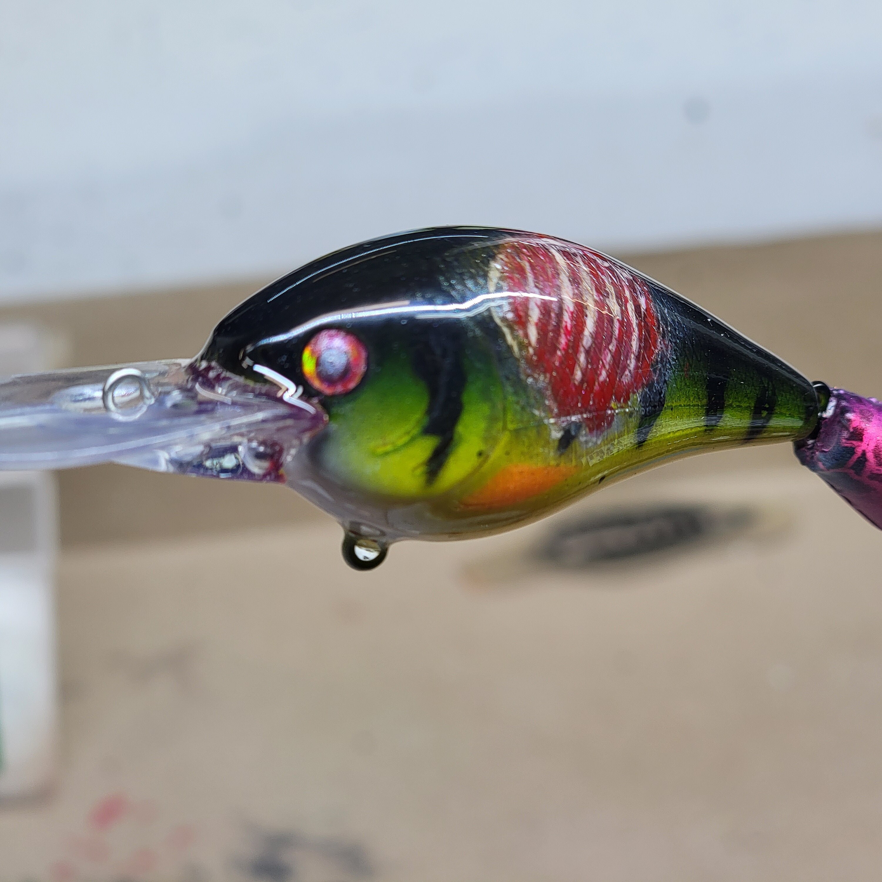 Custom Painted Zombie Crappie 