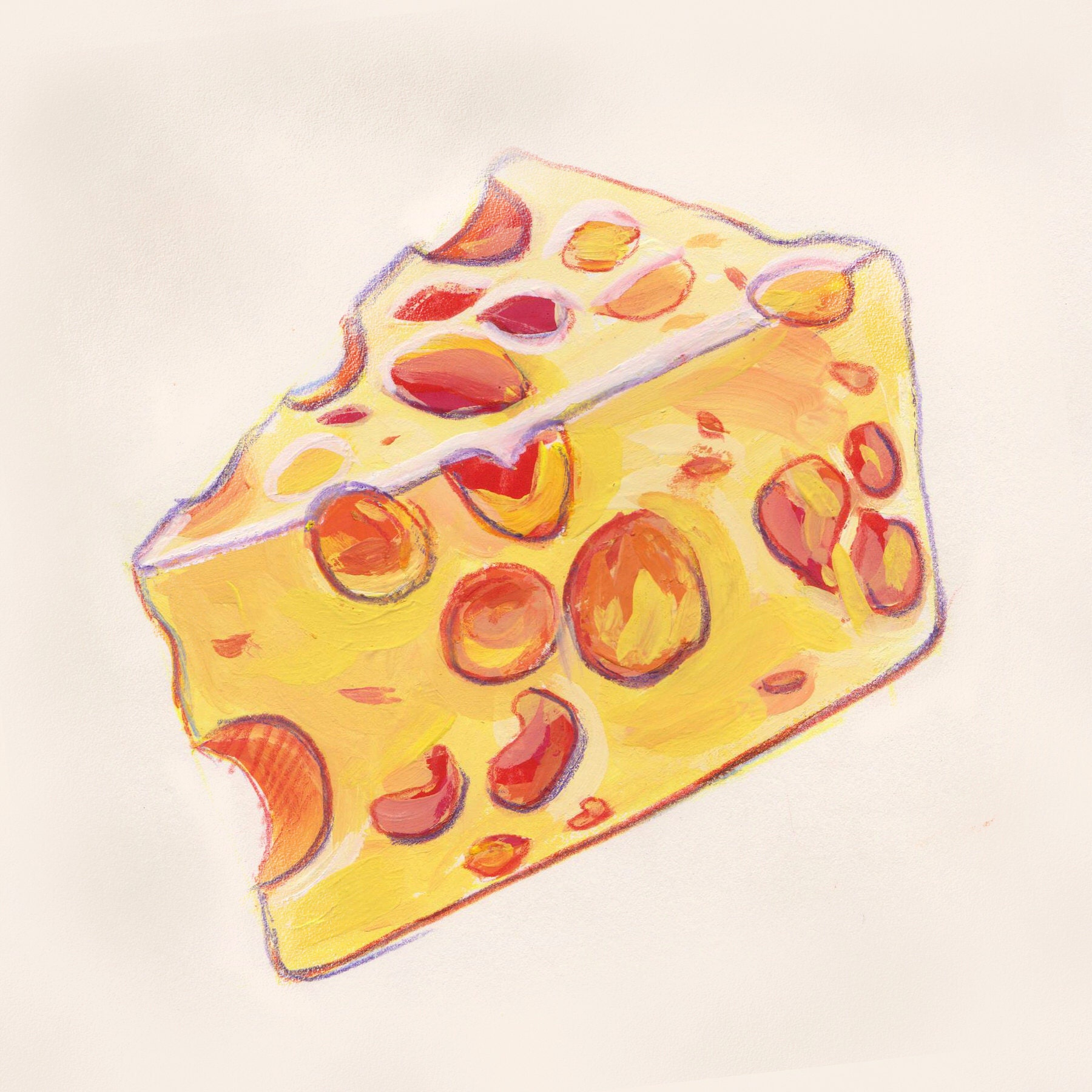 Oil Original Art or Print Tempera Painting Gerard Way the Forest Fairy